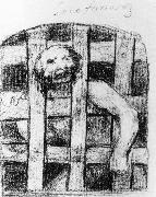 Francisco de Goya, A Lunatic behind Bars